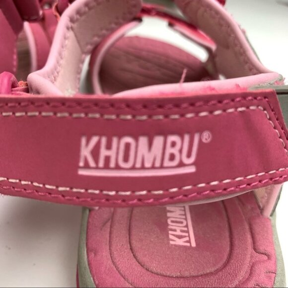 KHOMBU Pink Hook & Loop Sandals - Picture 5 of 10